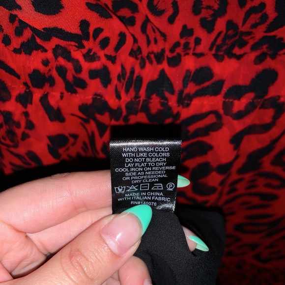 Generation Love Red leopard print ruffle dress—NWT - Picture 15 of 15